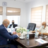 The Chairman of Bethlehem Chamber of Commerce and Industry meets the Deputy Minister of the Ministry of Labor