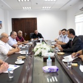 The Bethlehem Chamber of Commerce and Industry and the Director of the Ministry of National Economy meets to discuss Joint cooperation