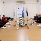 Bethlehem Chamber of Commerce and Industry discussed  ways of joint cooperation with representatives of the Developmental Alternatives Company to support the recovery of the tourism sector in the governorate