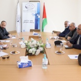 Bethlehem Chamber of Commerce and Industry and the Friends Committee of Beit Jala Governmental Hospital discuss ways of joint cooperation