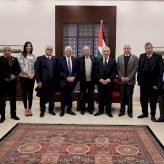 رئيس الوزراء يلتقي رئيس وأعضاء مجلس ادارة غرفة تجارة وصناعة محافظة بيت لحم