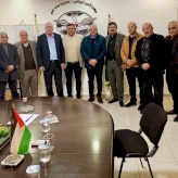 The board of directors of Bethlehem Chamber of Commerce and Industry meets with General Abdel Qader Al- Taamari, the Director General of the Palestinian Preventive Security