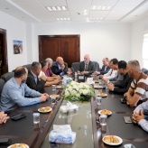 غرفة تجارة وصناعة محافظة بيت لحم تلتقي وزير الزراعة