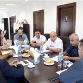 غرفة تجارة و صناعة محافظة بيت لحم تستقبل رئيس بلدية الخضر