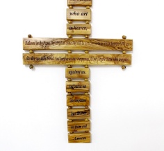 Jerusalem Cross With The Lord's Prayer