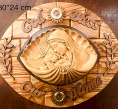 لوحة عذراء مع طفل