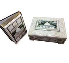 Artistic Sanctuary box with a Qur'an