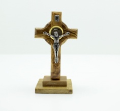 Cross with earth in middle with base