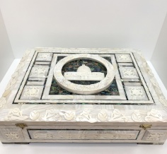 Artistic Sanctuary box with a Qur'an