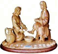 WASHING THE FEET STABLE ( SMALL )