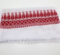 Embroidered rectangle-shaped Scarf
