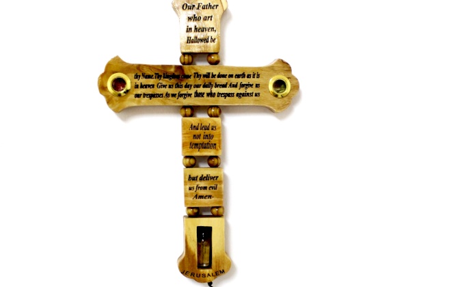 Our Father Cross With The Lord's Prayer