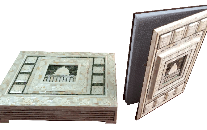 علبة مع مصحف