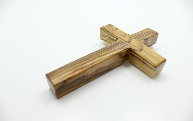 Catholic cross without crucifix