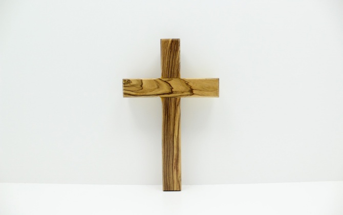 Catholic cross without crucifix