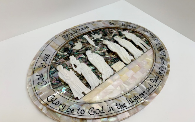 طقم ميلاد بيضاوي