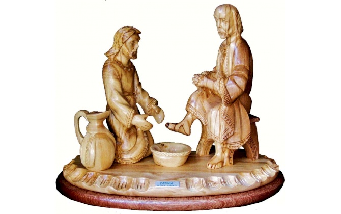 WASHING THE FEET STABLE ( SMALL )