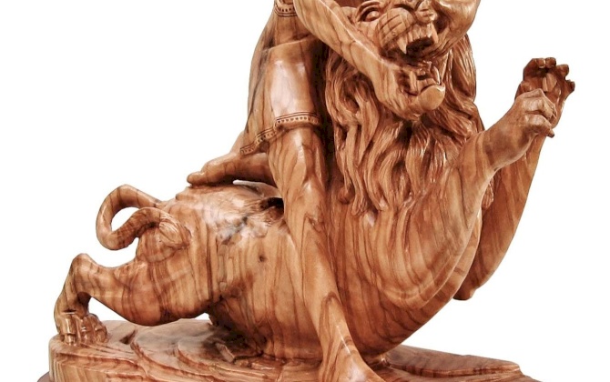 SAMSON & The LION / BIG SIZE