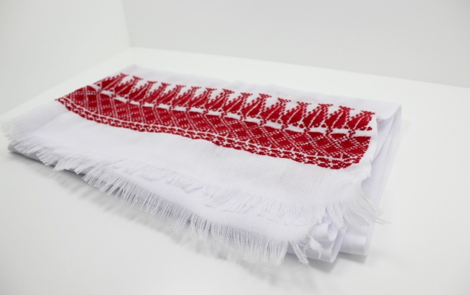 Embroidered rectangle-shaped Scarf