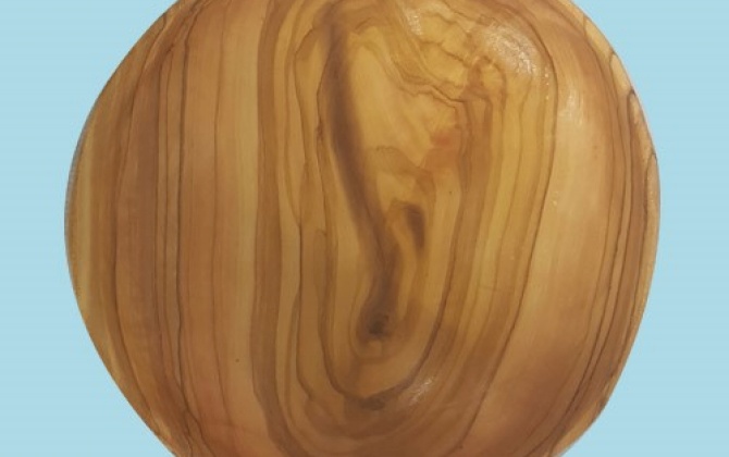 Round Wooden Bowel