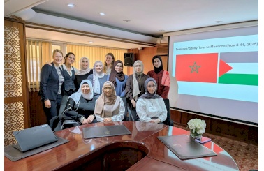 غرفة تجارة وصناعة مُحافظة بيت لحم تشارك في رحلة دراسية إلى المغرب العربي في إطار برنامج "تمكين! النساء في القطاعات المستقبلية – تعزيز الشمول الاقتصادي في فلسطين والمغرب"
