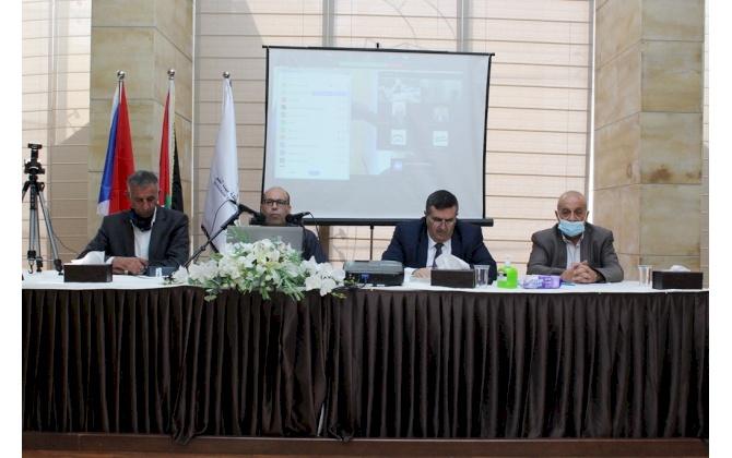 BCCI and the Joint Services Council organize a conference to transfer knowledge and technology of "recycling" and Czech renewable energy to Palestine