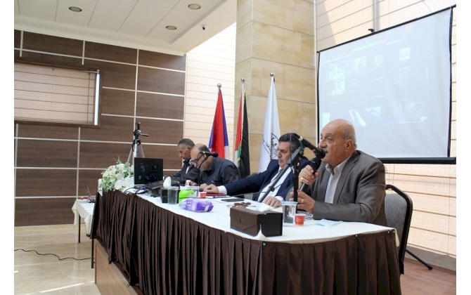BCCI and the Joint Services Council organize a conference to transfer knowledge and technology of "recycling" and Czech renewable energy to Palestine