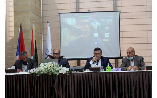 BCCI and the Joint Services Council organize a conference to transfer knowledge and technology of "recycling" and Czech renewable energy to Palestine