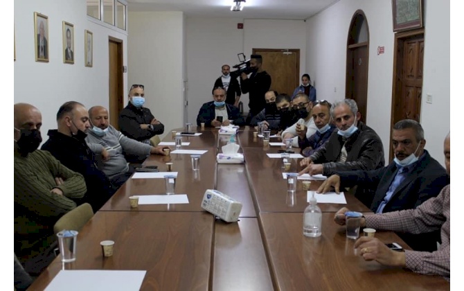 مجلس ادارة غرفة تجارة و صناعة محافظة بيت لحم يتابع مطالب التجار مع جهات الاختصاص.
