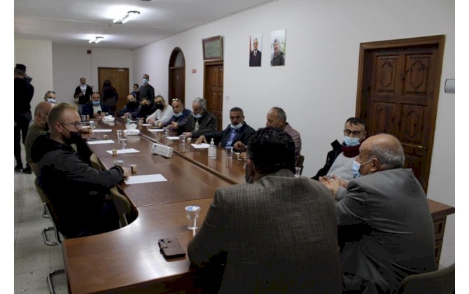 مجلس ادارة غرفة تجارة و صناعة محافظة بيت لحم يتابع مطالب التجار مع جهات الاختصاص.