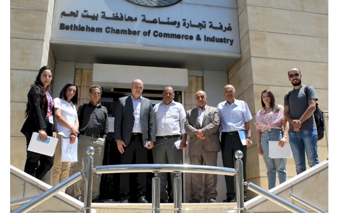 Bethlehem Chamber of Commerce and Industry and the Lutheran World Federation meets to discuss Joint cooperation