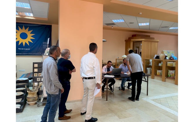 Bethlehem Chamber of Commerce and Industry organized a vaccination campaign for the private sector at Bethlehem Governorate.