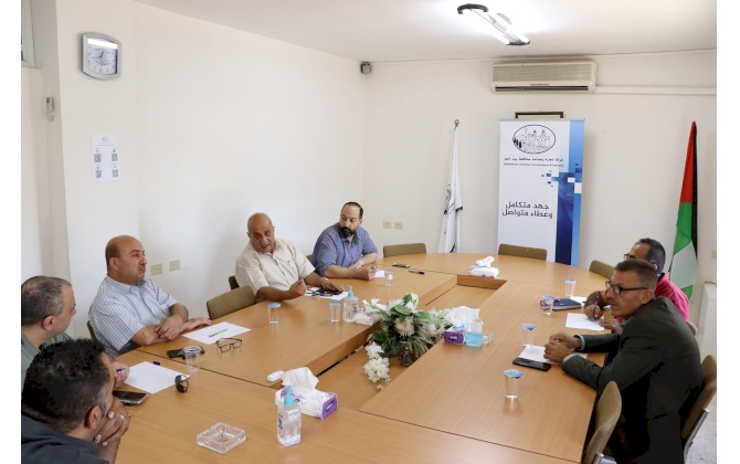Bethlehem Chamber of Commerce and Industry  welcomes  the mayor of Al-Khader Municipality