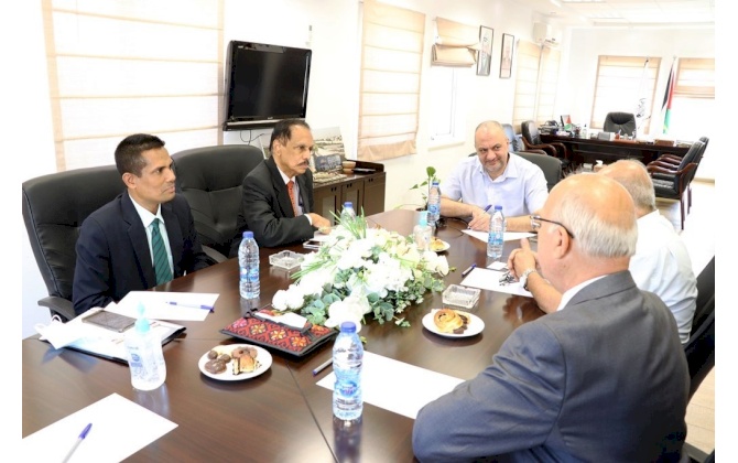 Bethlehem chamber of commerce and industry Chairman and the Sri Lankan Ambassador discuss ways to enhance trade exchange