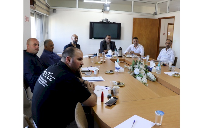اللجنة التجارية في غرفة تجارة وصناعة محافظة بيت لحم تعقد اجتماعها الدوري