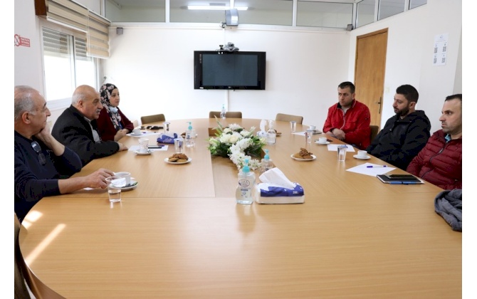 Bethlehem Chamber of Commerce and Industry discussed  ways of joint cooperation with representatives of the Developmental Alternatives Company to support the recovery of the tourism sector in the governorate