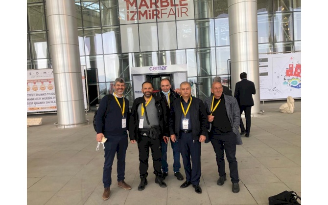 A Bethlehem Chamber of Commerce and Industry delegation attends the Izmir Stone & Marble Fair