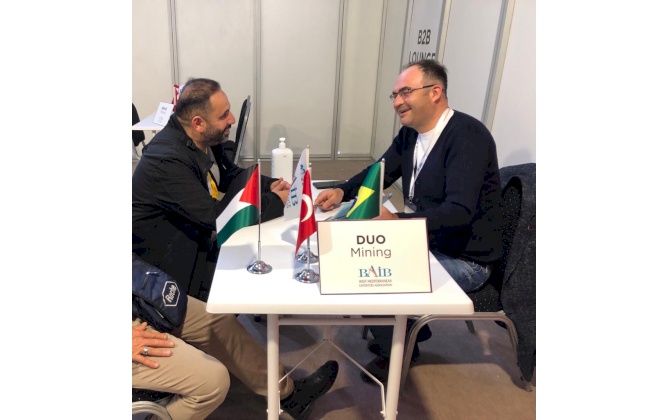 A Bethlehem Chamber of Commerce and Industry delegation attends the Izmir Stone & Marble Fair