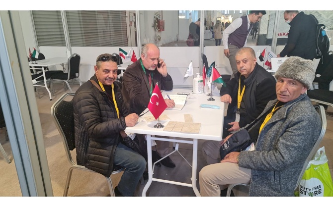A Bethlehem Chamber of Commerce and Industry delegation attends the Izmir Stone & Marble Fair