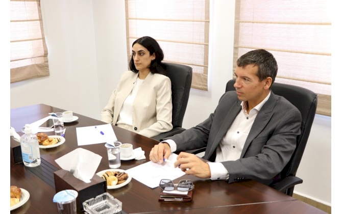 Bethlehem Chamber of Commerce and Industry receives the commercial Counselor of the Austrian Embassy
