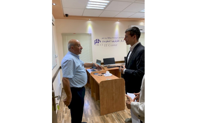 Bethlehem Chamber of Commerce and Industry receives the commercial Counselor of the Austrian Embassy