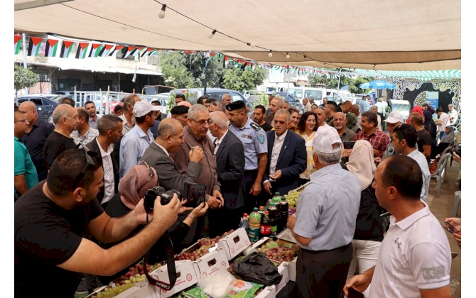 Bethlehem Chamber of Commerce and Industry launch the "The Grape and women products Market” event.