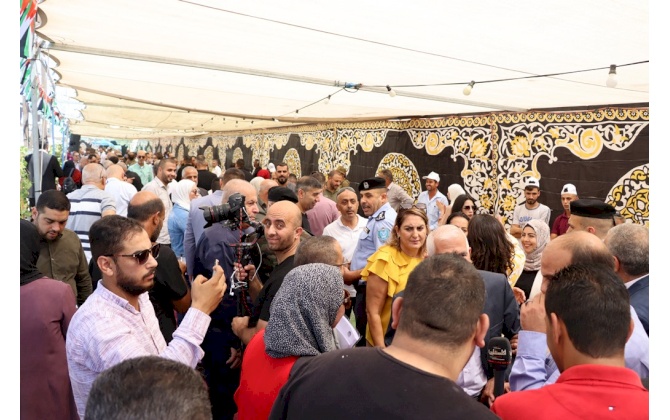 Bethlehem Chamber of Commerce and Industry launch the "The Grape and women products Market” event.