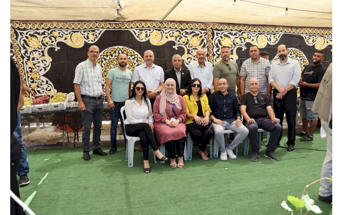 Bethlehem Chamber of Commerce and Industry launch the "The Grape and women products Market” event.