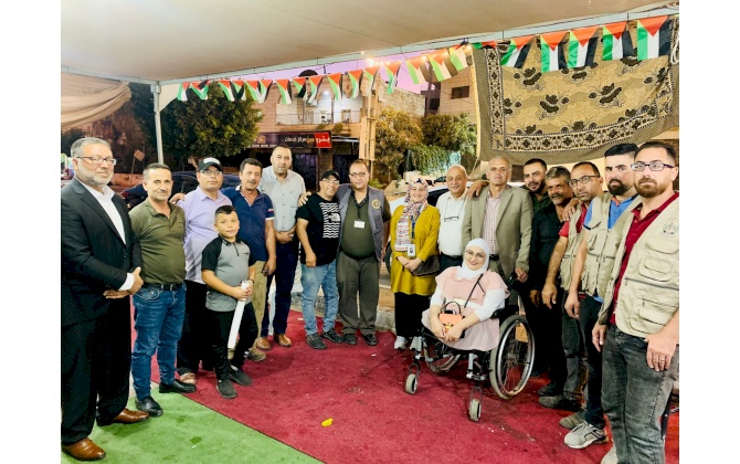 22 tons of grapes, sales of the fourth market for grapes and women's products in the town of Al-Khader