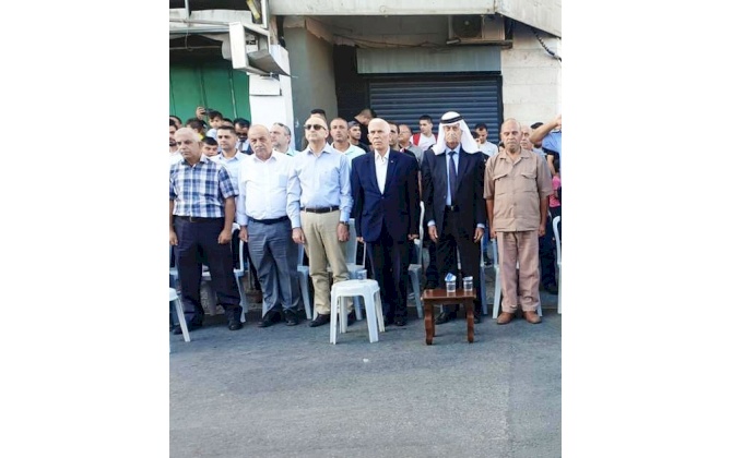 Bethlehem Chamber participates in the inauguration of the memorial for the martyrs of Beit Jibrin camp / Al-AZZEH