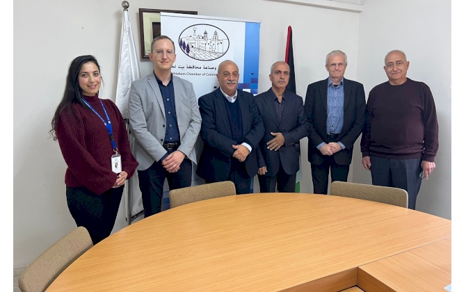 Bethlehem Chamber of Commerce and Industry receives a delegation from the Cologne Chamber of Craft