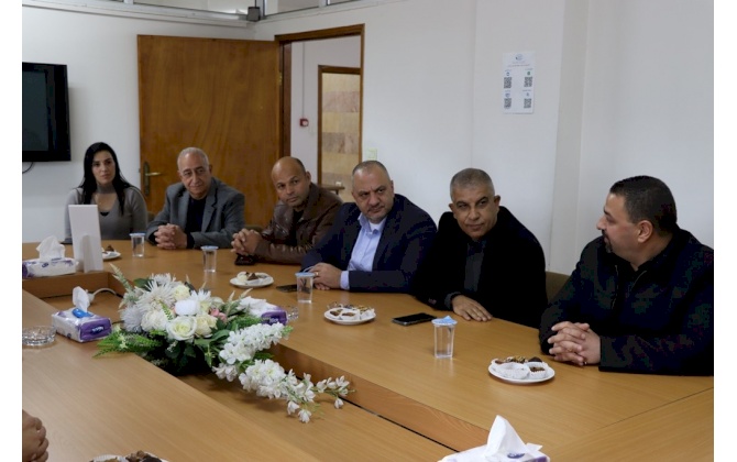 His Excellency Dr. Ramzi Khoury presents his congratulations to the Board of Directors of Bethlehem Chamber of Commerce and Industry