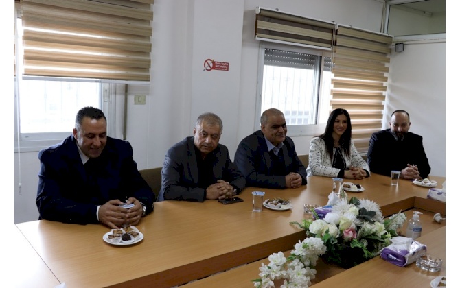 His Excellency Dr. Ramzi Khoury presents his congratulations to the Board of Directors of Bethlehem Chamber of Commerce and Industry