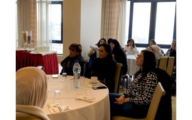 The Businesswomen Center held its first expanded meeting of businesswomen members